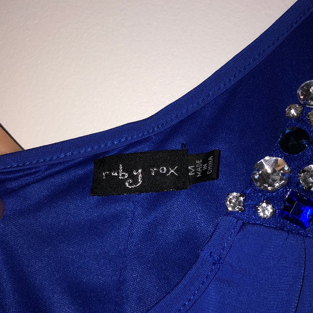 Ruby Rox blue dress - Picture 3 of 3